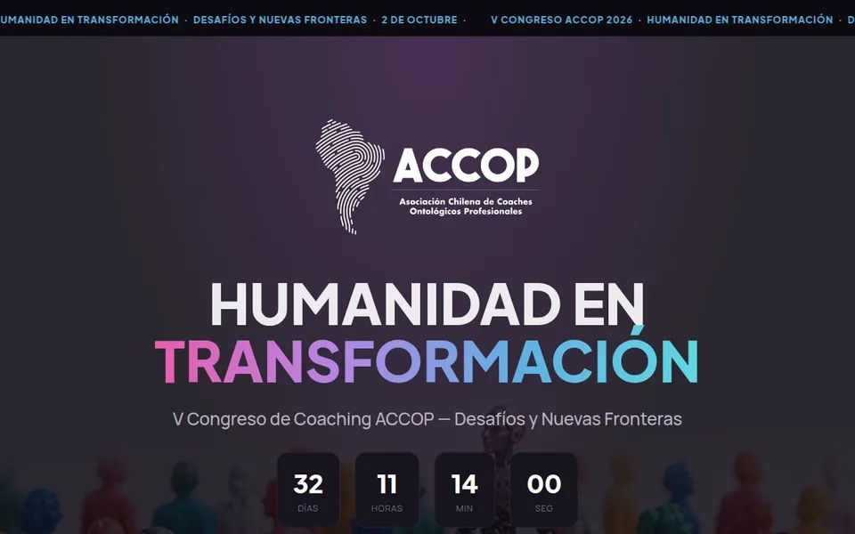 Landing del V Congreso ACCOP 2026